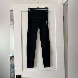 Gymshark Women's' Black Leggings With Cutout Design Size Small